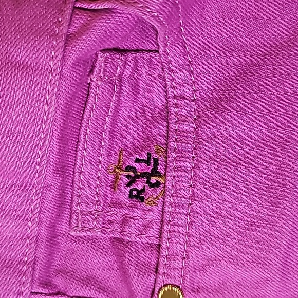 NWT RALPH LAUREN JEANS Straight Leg, Suger Plum SIZE 6 - Picture 5 of 7